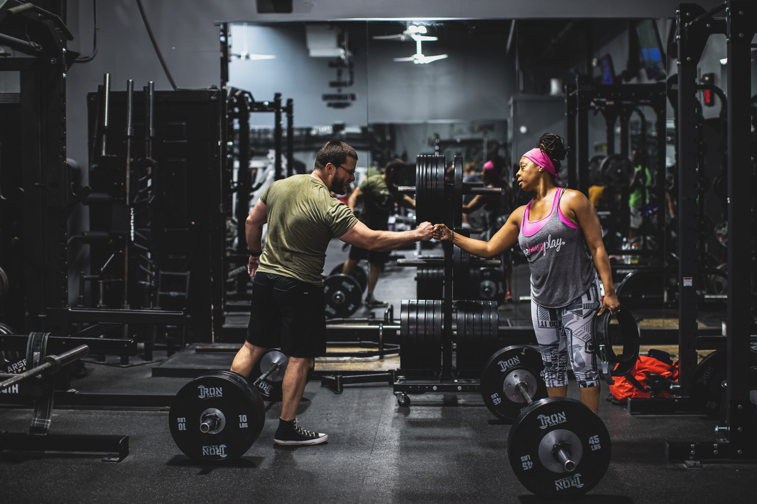 cedar knolls couple working out